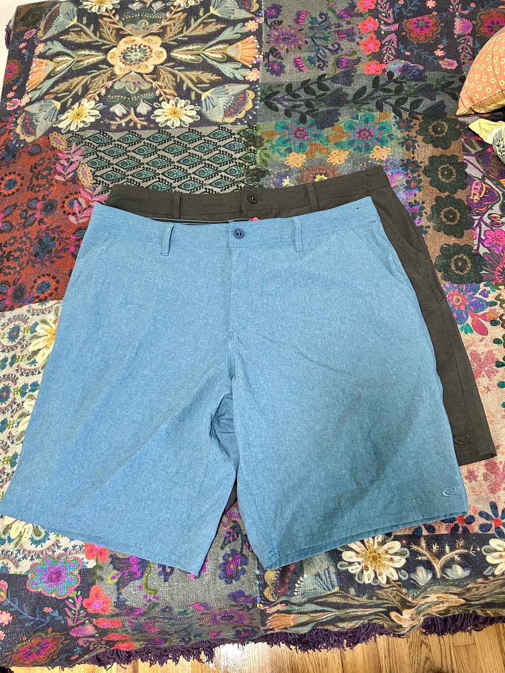 O'Neill Light Blue Flat Front Men's Shorts